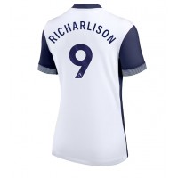 Camisa de Futebol Tottenham Hotspur Richarlison #9 Equipamento Principal Mulheres 2024-25 Manga Curta